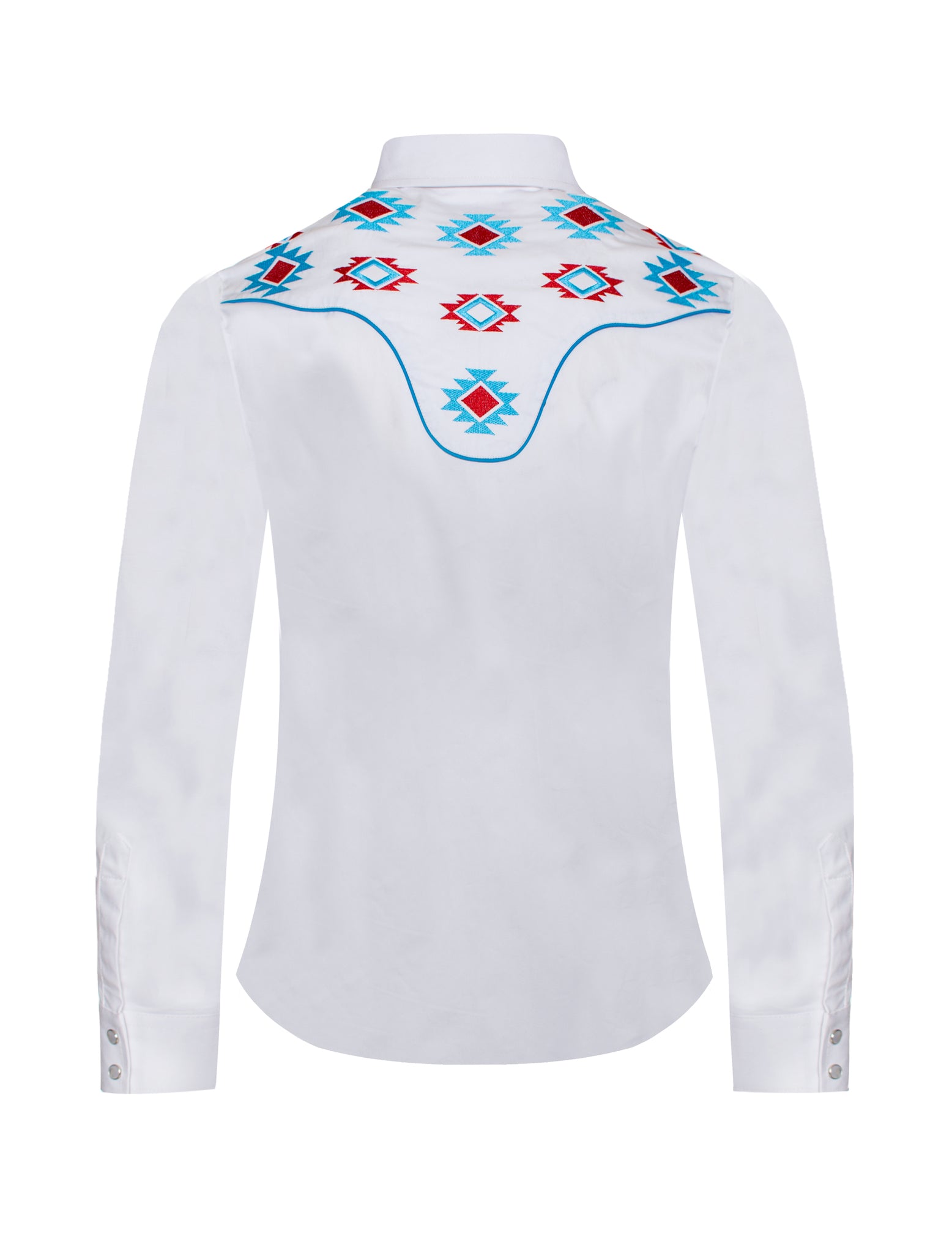 Women’s Western Embroidered Shirts-LS500-521