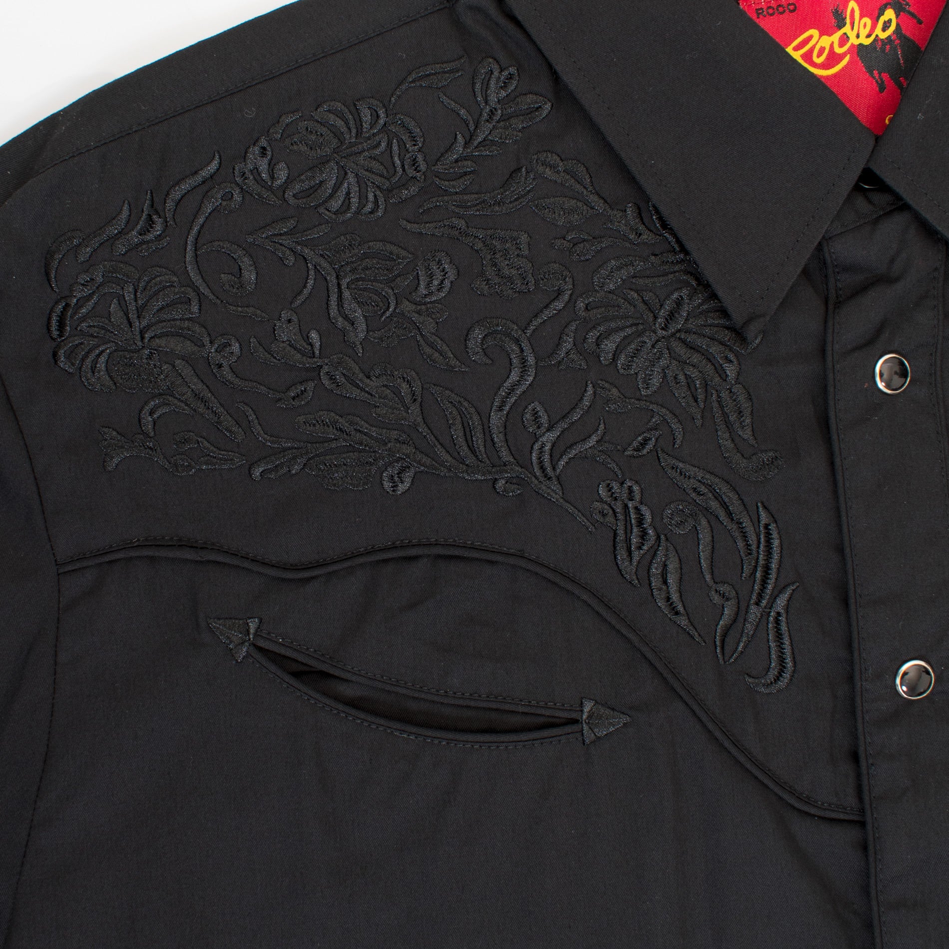 Men's Western Cowboy Embroidery Shirt -PS500L-565