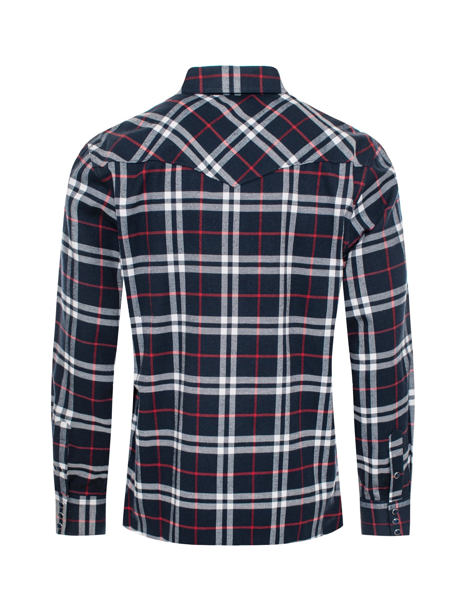 Men's Western Flannel Shirts With Snap Buttons -FLS300-306