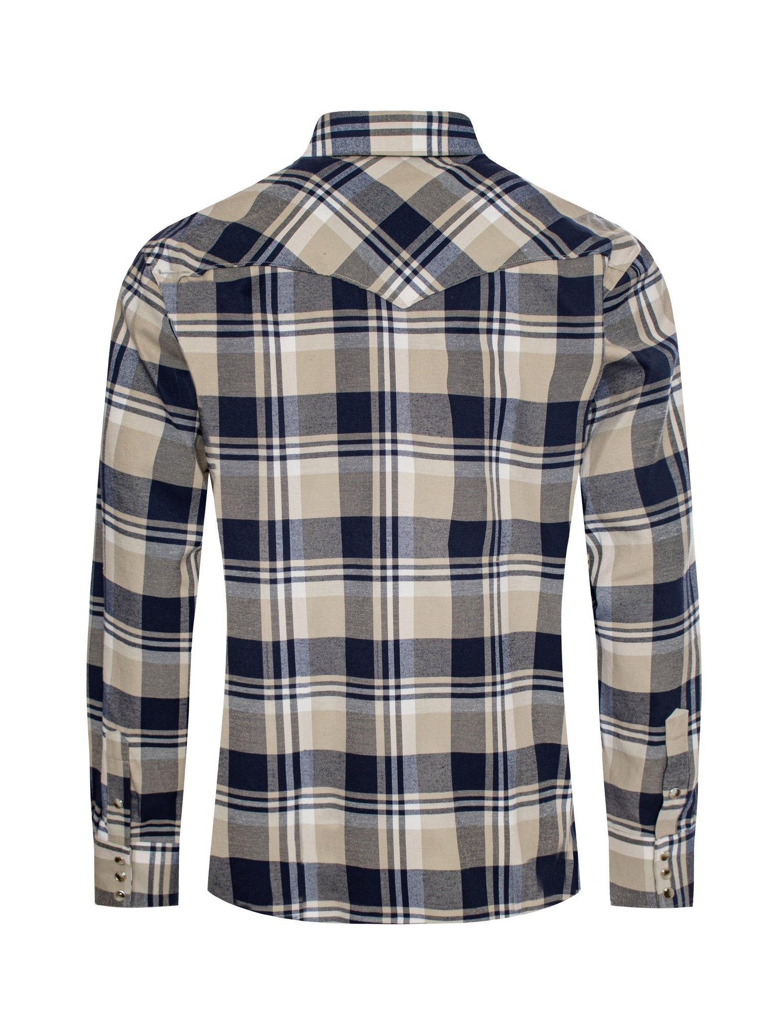 Men's Western Flannel Shirts With Snap Buttons -FLS300-307