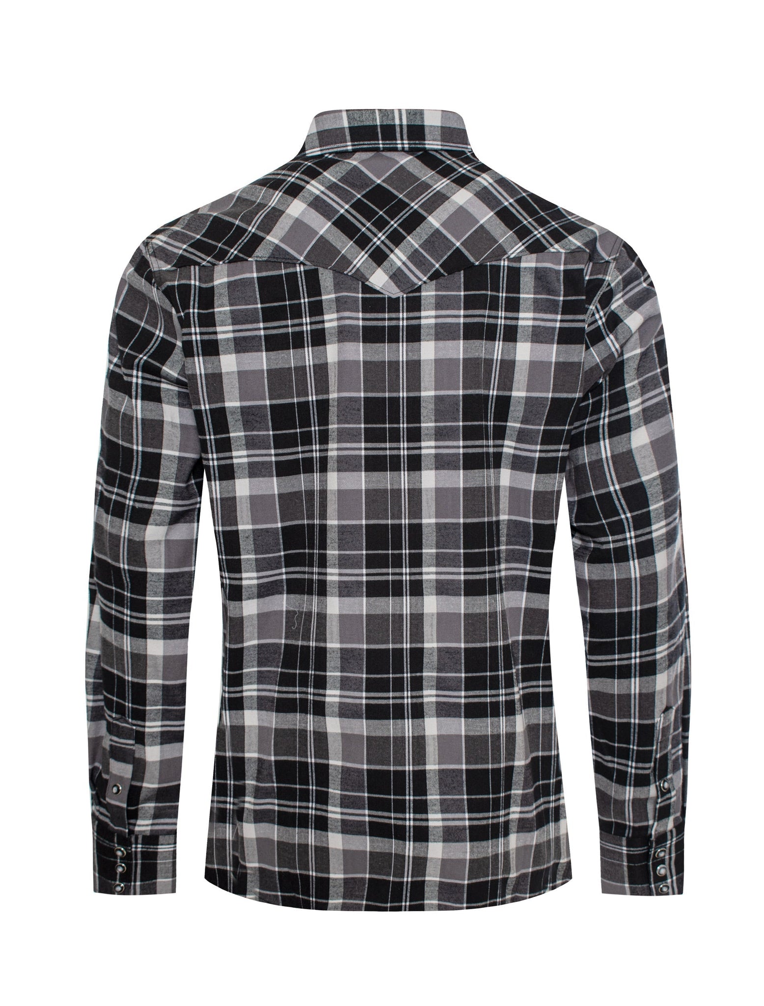 Men's Western Flannel Shirts With Snap Buttons -FLS300-309