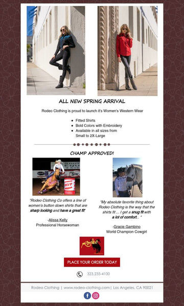 Spring Arrival - Rodeo Clothing wholesale 