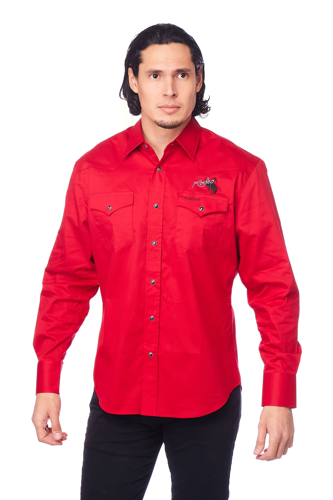 PS550-EMB-RED - Rodeo Clothing wholesale 