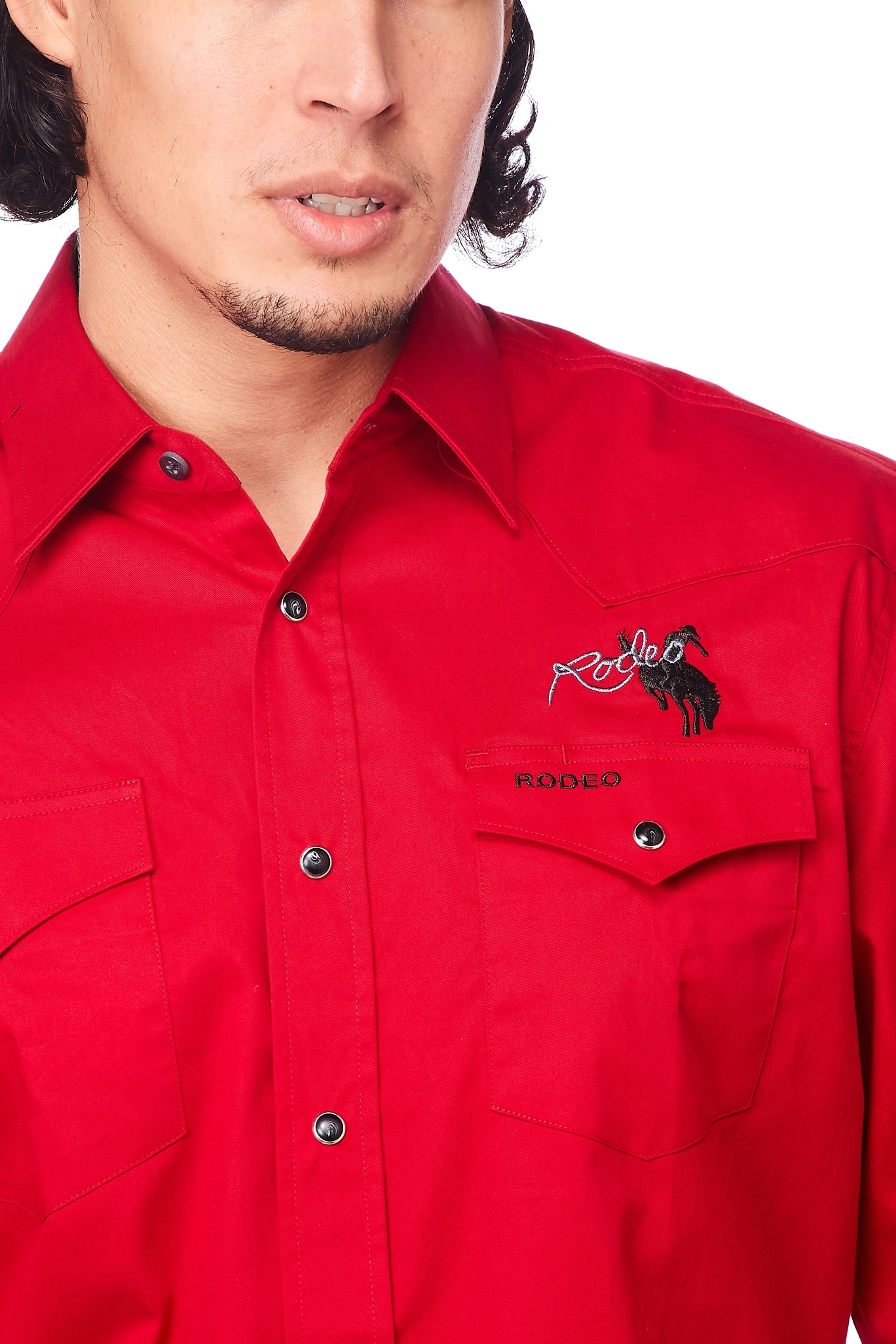 PS550-EMB-RED - Rodeo Clothing wholesale 