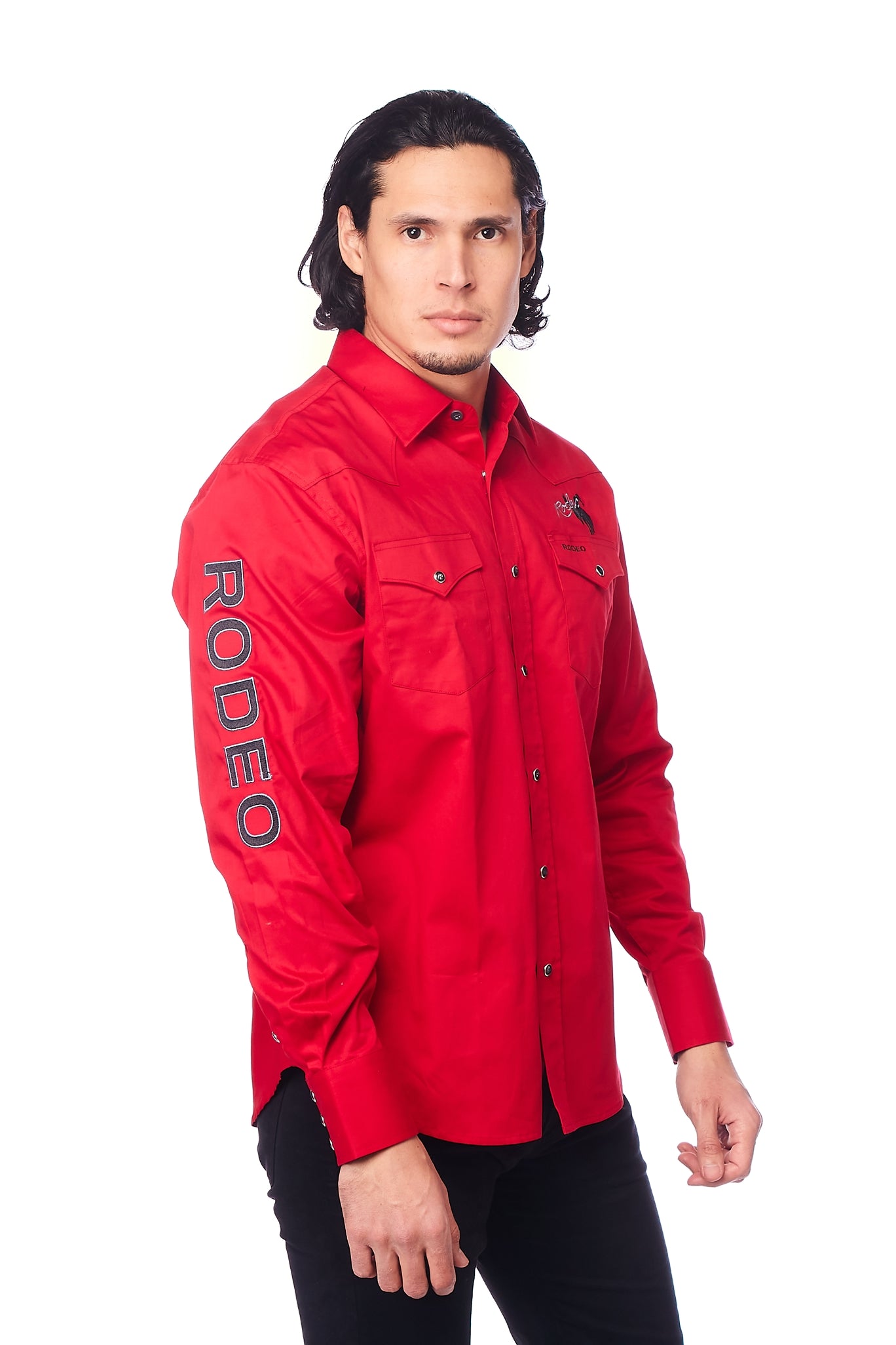 PS550-EMB-RED - Rodeo Clothing wholesale 