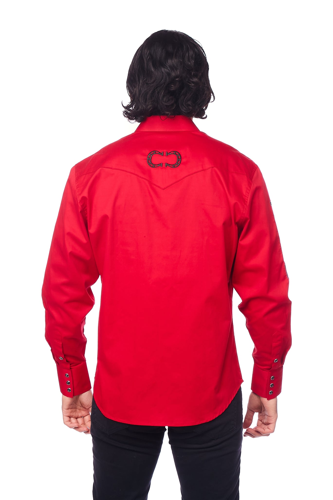 PS550-EMB-RED - Rodeo Clothing wholesale 