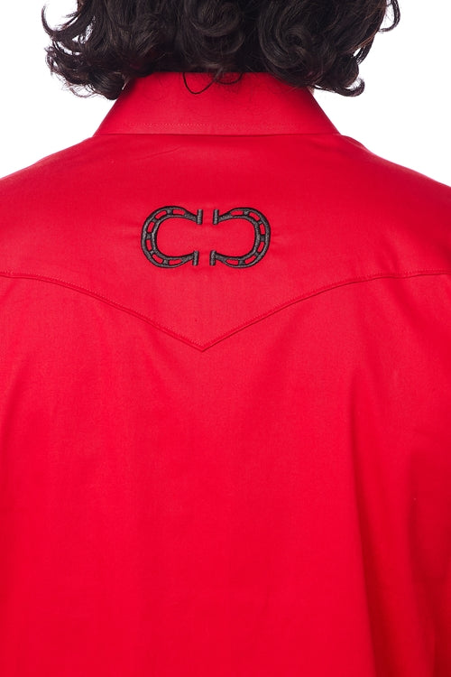 PS550-EMB-RED - Rodeo Clothing wholesale 