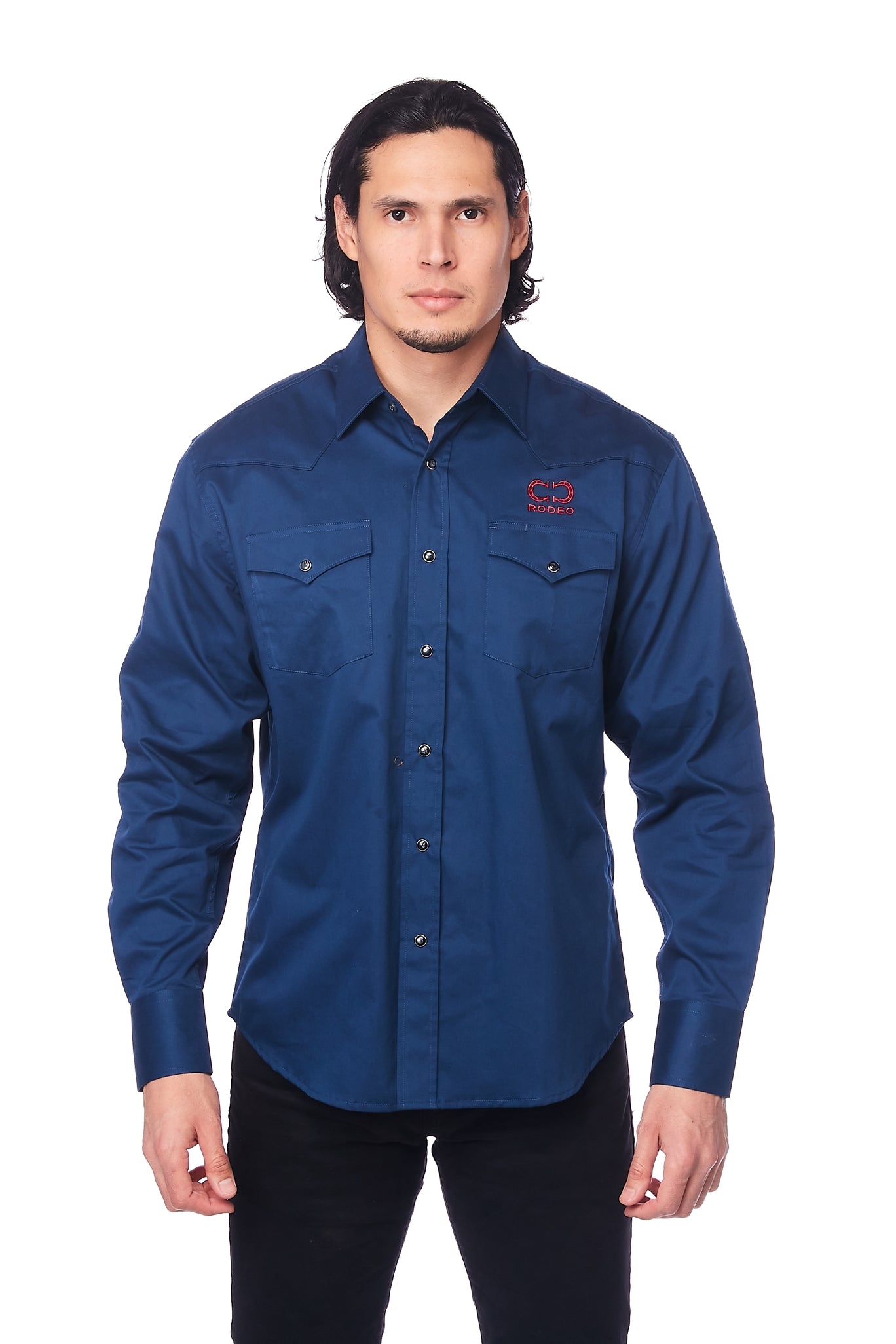 PS550-EMB-NAVY - Rodeo Clothing wholesale 