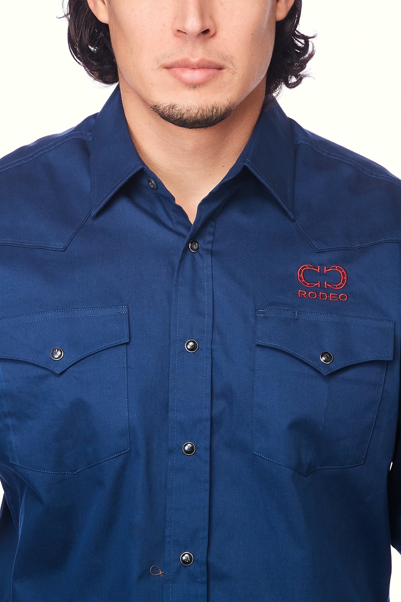 PS550-EMB-NAVY - Rodeo Clothing wholesale 
