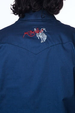 PS550-EMB-NAVY - Rodeo Clothing wholesale 