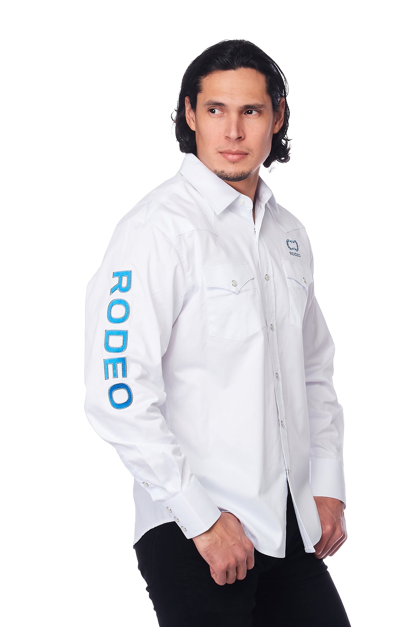 PS550-EMB-WHITE - Rodeo Clothing wholesale 