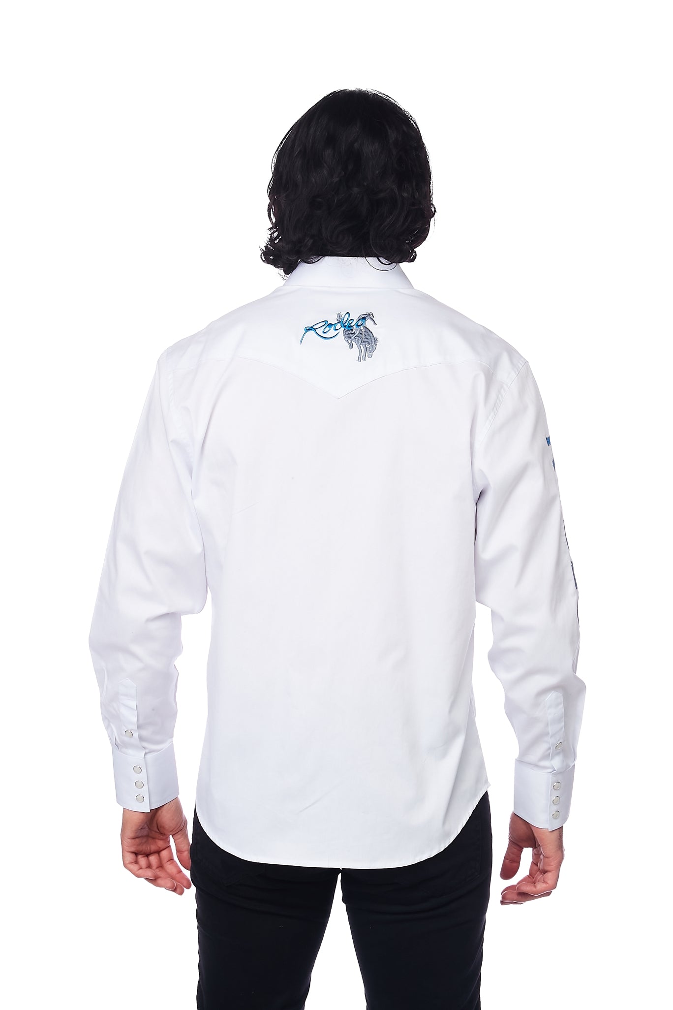 PS550-EMB-WHITE - Rodeo Clothing wholesale 