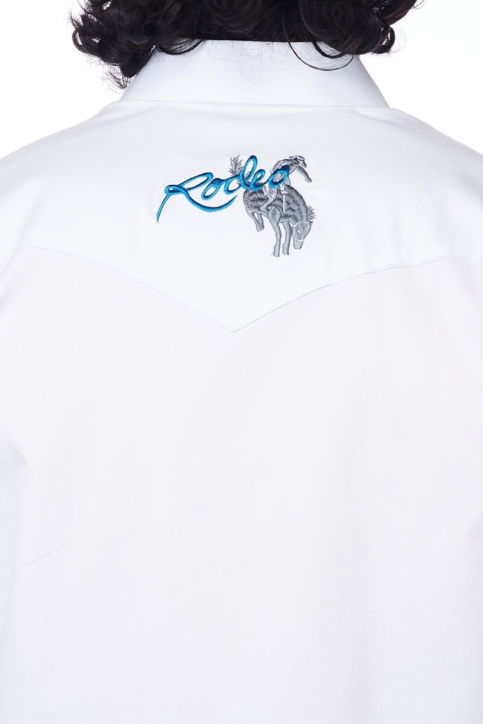 PS550-EMB-WHITE - Rodeo Clothing wholesale 
