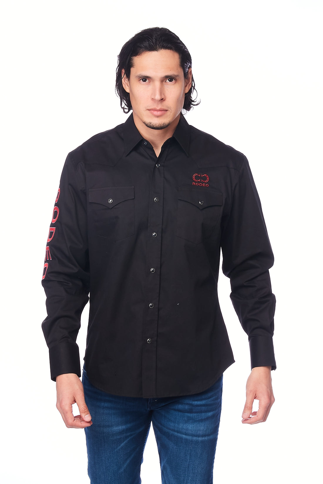 PS550-EMB-BLACK - Rodeo Clothing wholesale 
