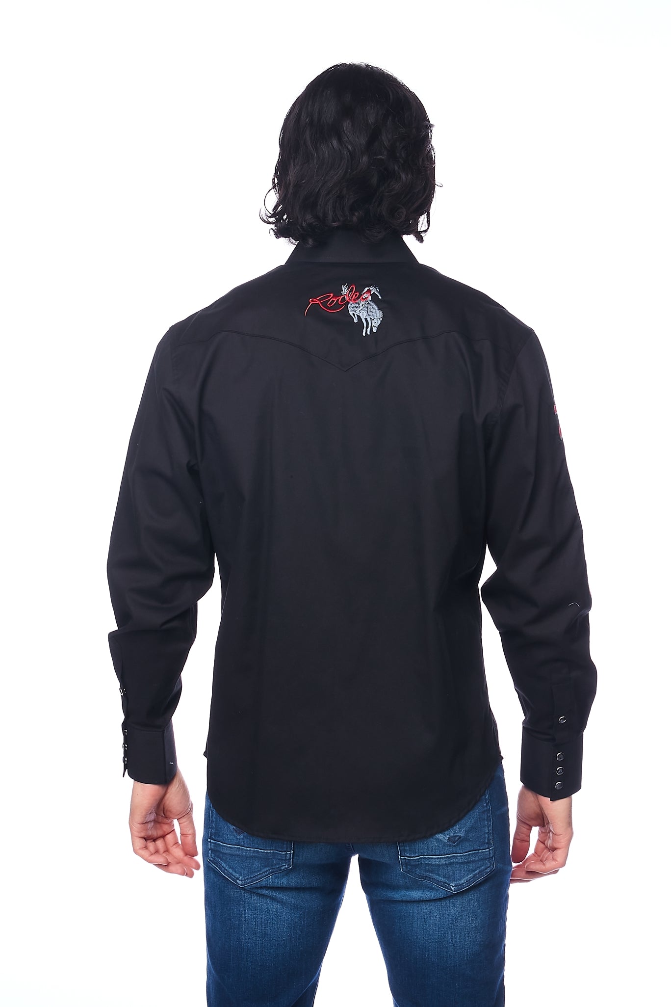 PS550-EMB-BLACK - Rodeo Clothing wholesale 