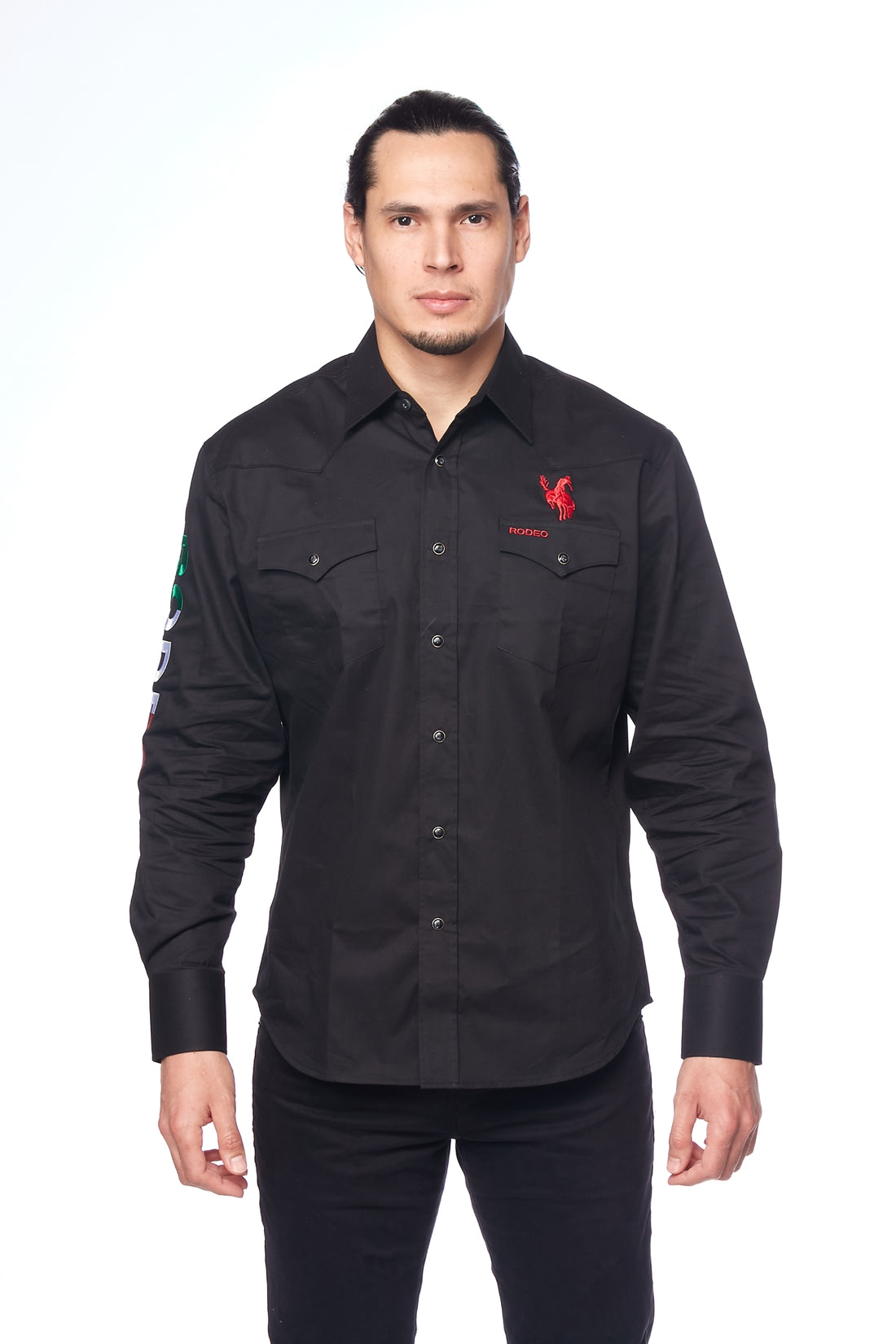 PS550-EMB-BLACKMEX - Rodeo Clothing wholesale 