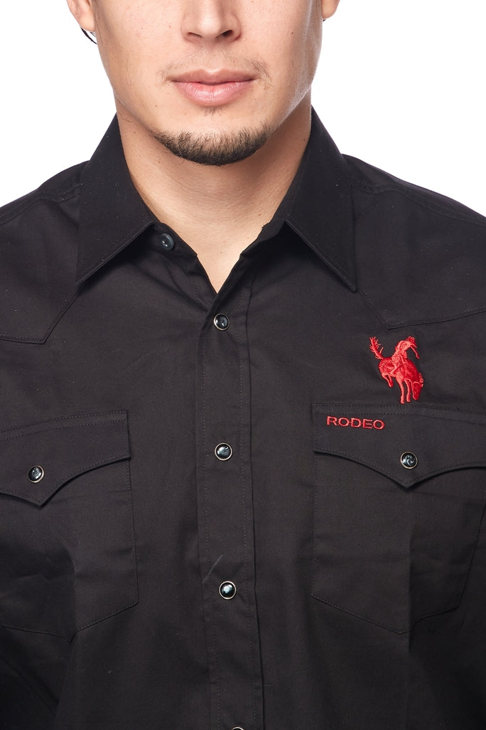 PS550-EMB-BLACKMEX - Rodeo Clothing wholesale 