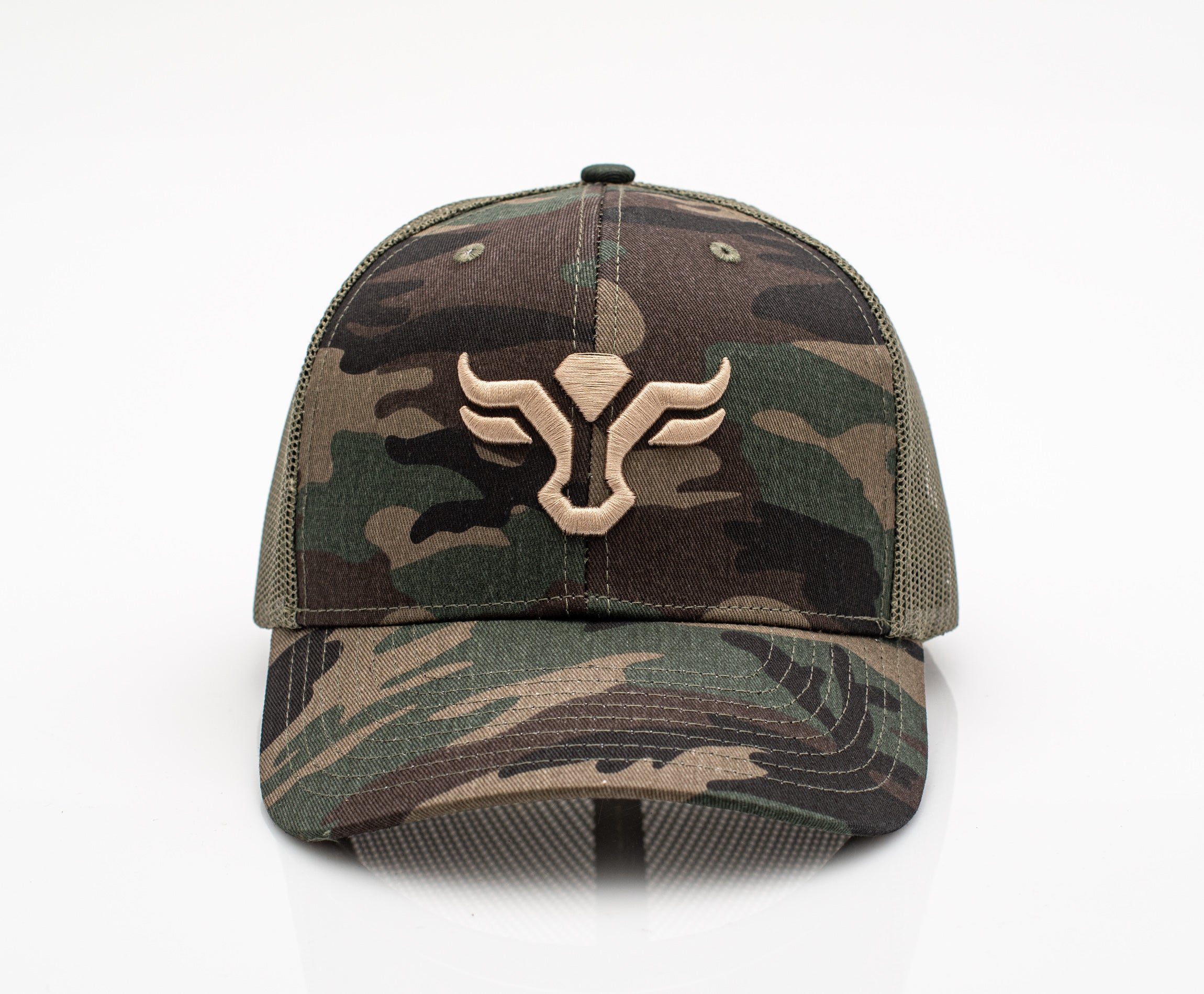 Men’s Cotton Twill Mesh Western Cap –TH101-1107-CAMO