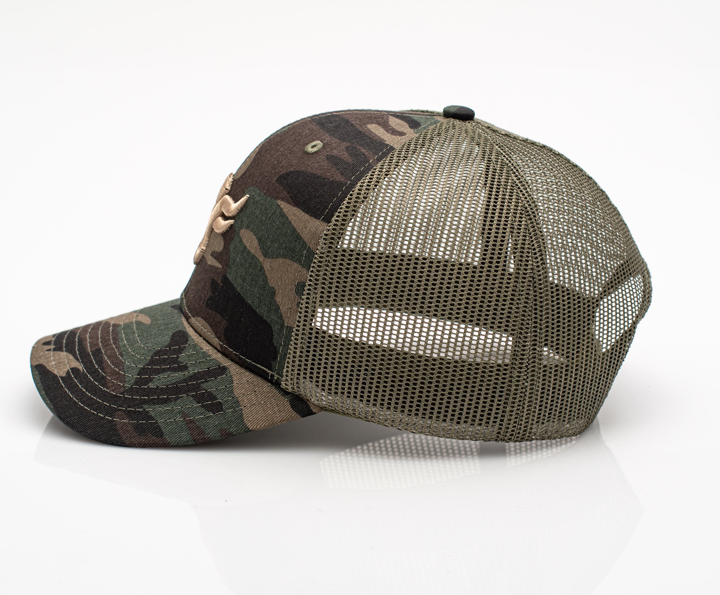 Men’s Cotton Twill Mesh Western Cap –TH101-1107-CAMO