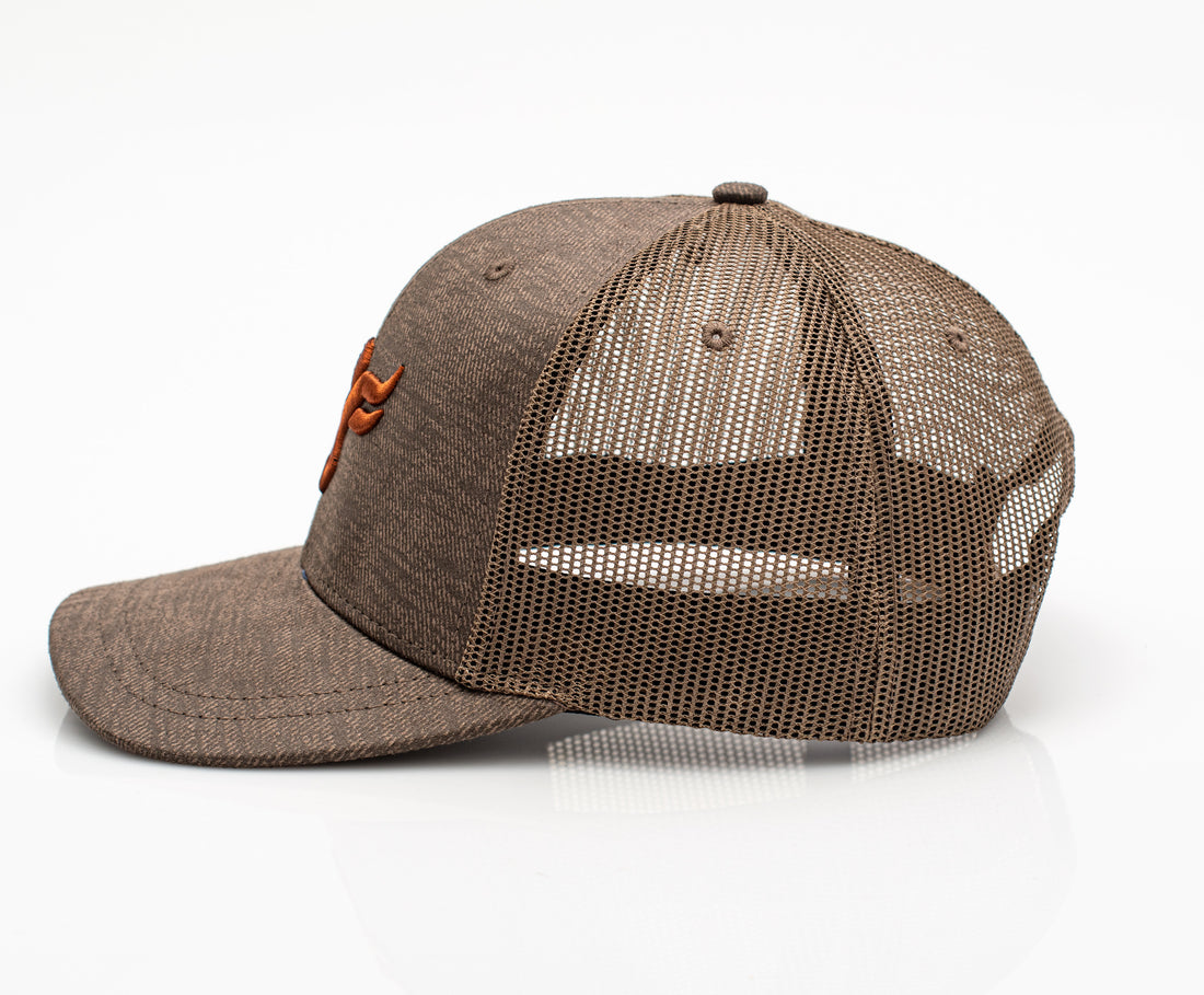 Men’s Cotton Twill Mesh Western Cap –TH101-1101-BROWN