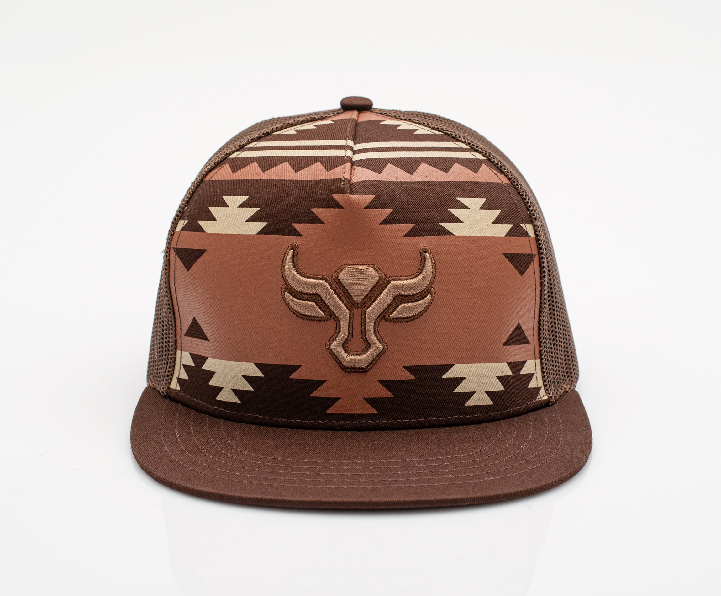 Men’s Cotton Twill Mesh Western Cap –TH101-1102-BROWN