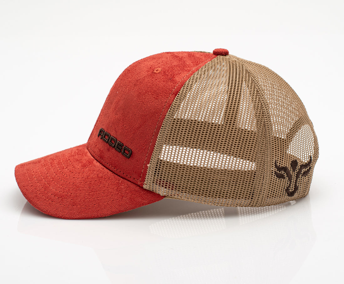 Men’s Cotton Twill Mesh Western Cap –TH101-1112-RED