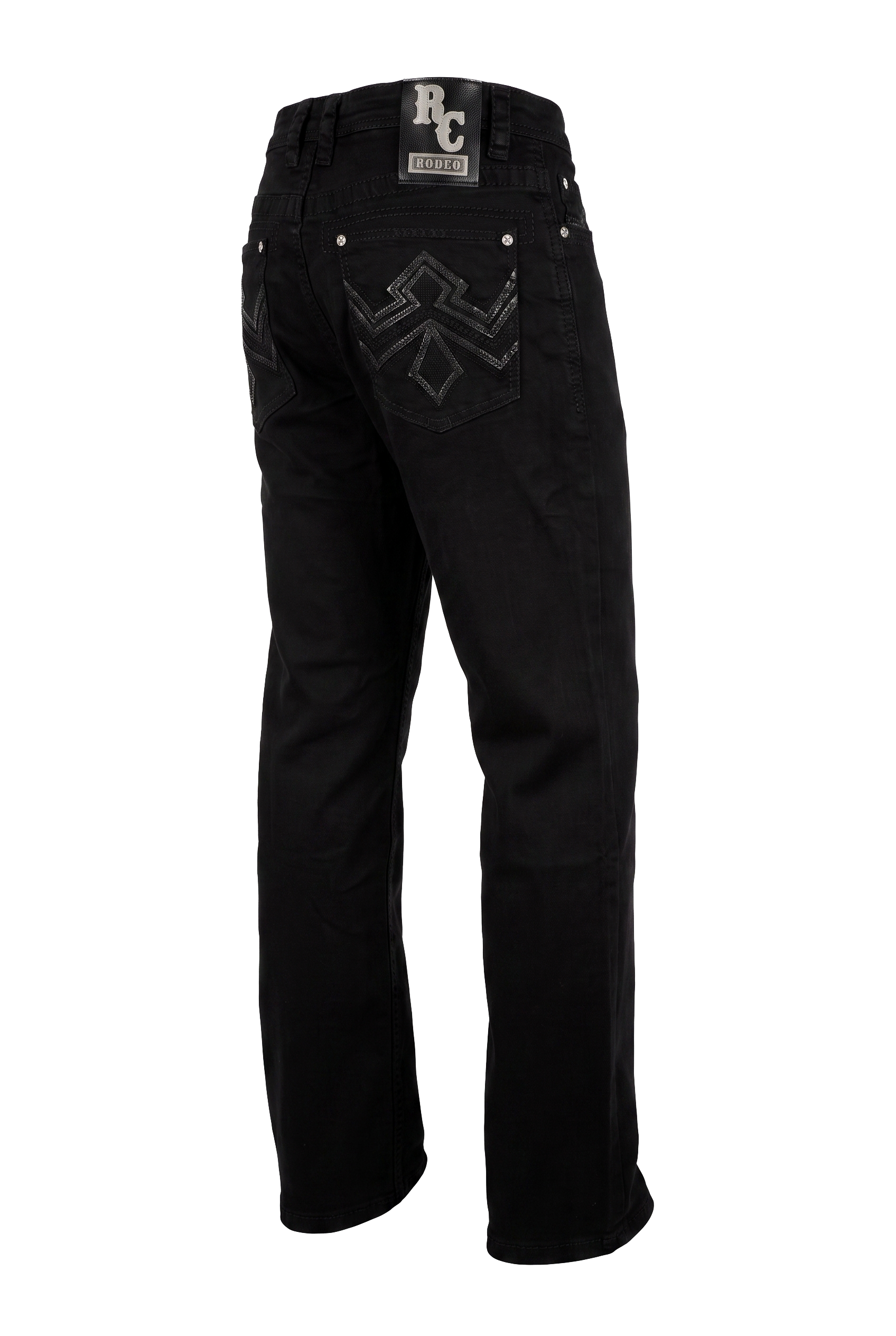 MEN'S COTTON/SPANDEX STRETCH FANCY SLIM STRAIGHT JEANS-RP500-519