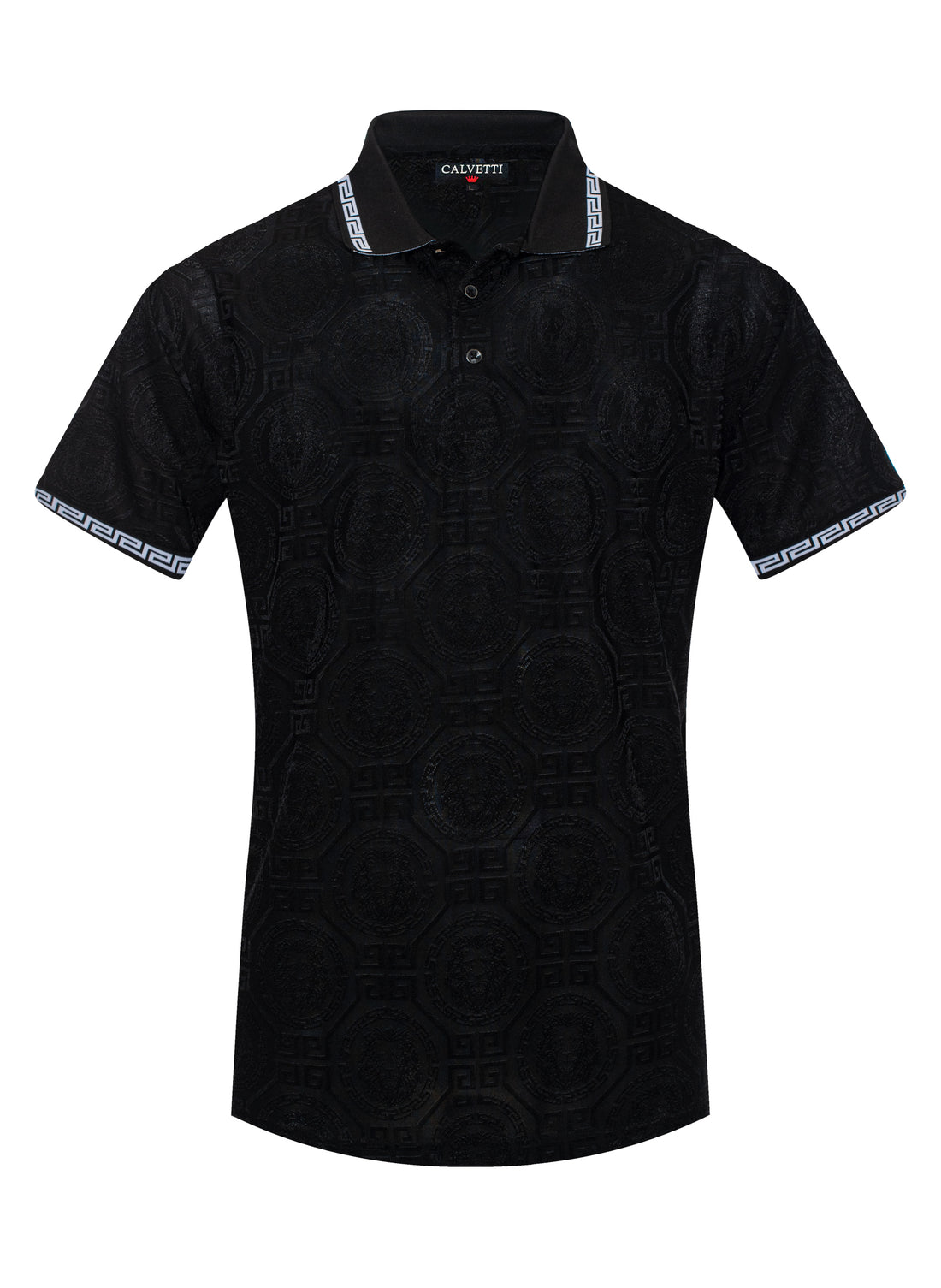 MEN'S COTTON/POLY FANCY POLO SHIRTS-CS200-209 - Rodeo Clothing wholesale 