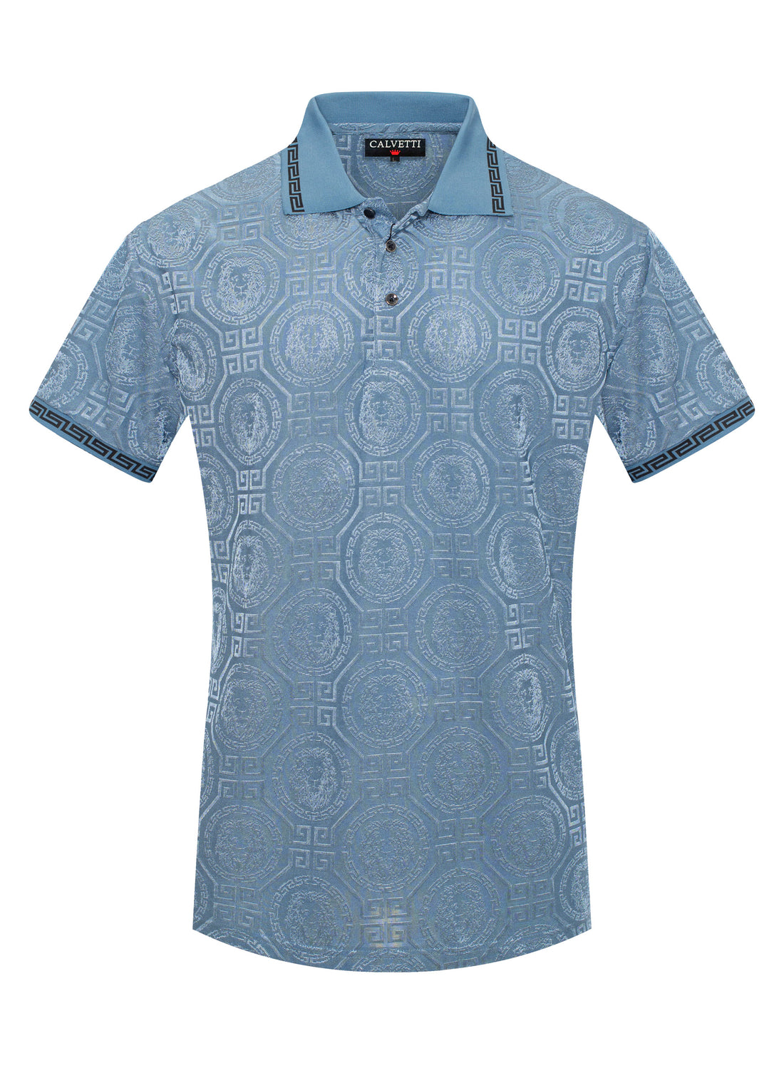 MEN'S COTTON/POLY FANCY POLO SHIRTS-CS200-212 - Rodeo Clothing wholesale 