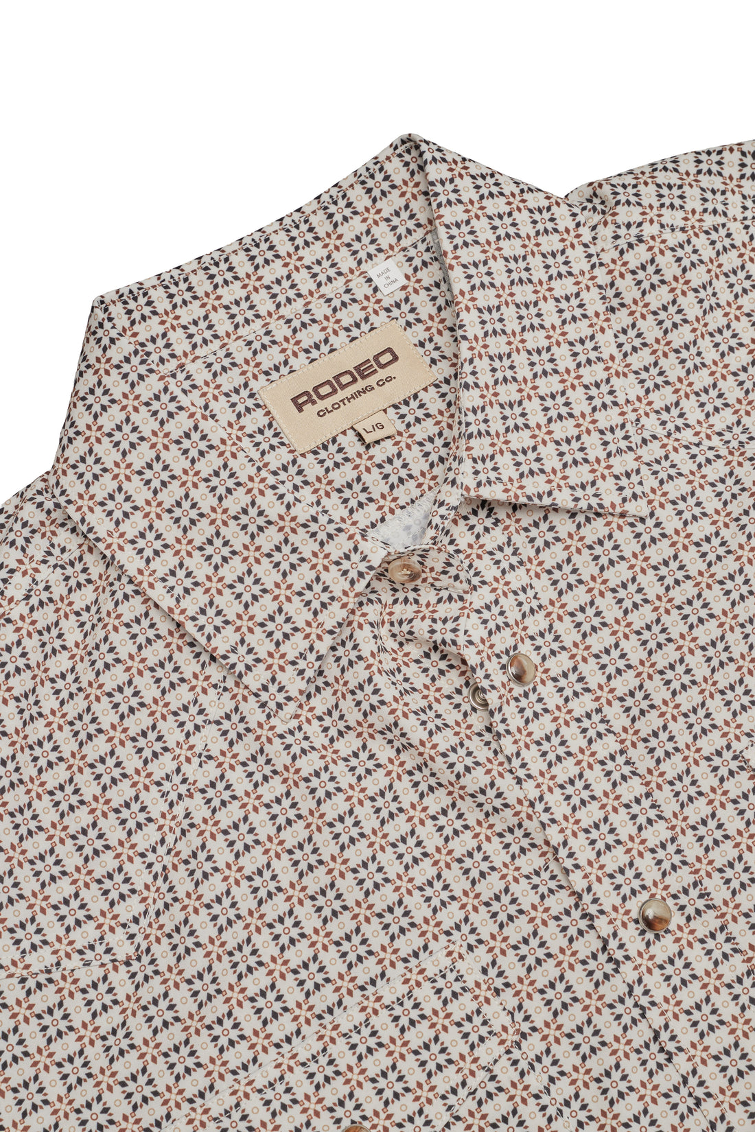 Men’s UPF 50+ Sun Protection Short Sleeve Western Shirt-RT101S-1141