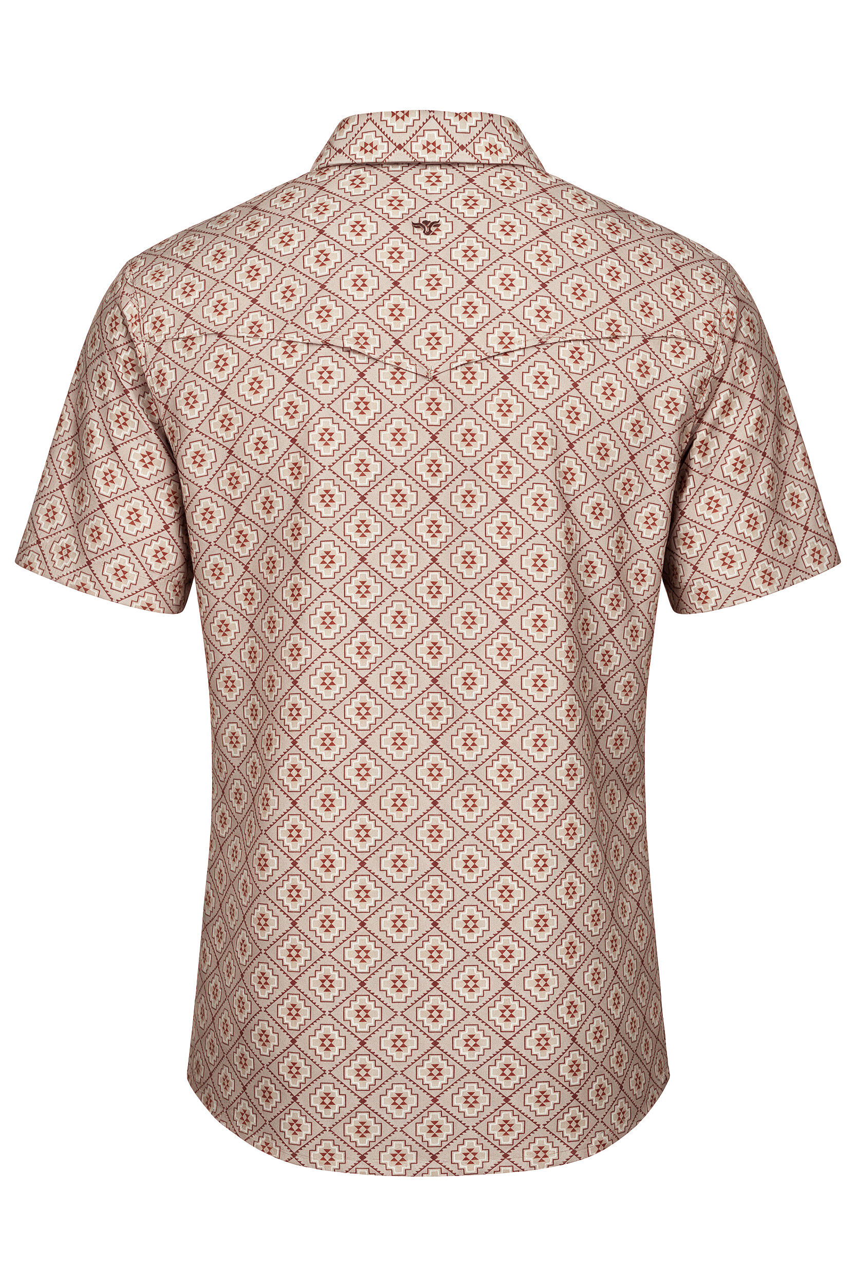 Men’s UPF 50+ Sun Protection Short Sleeve Western Shirt-RT101S-1175