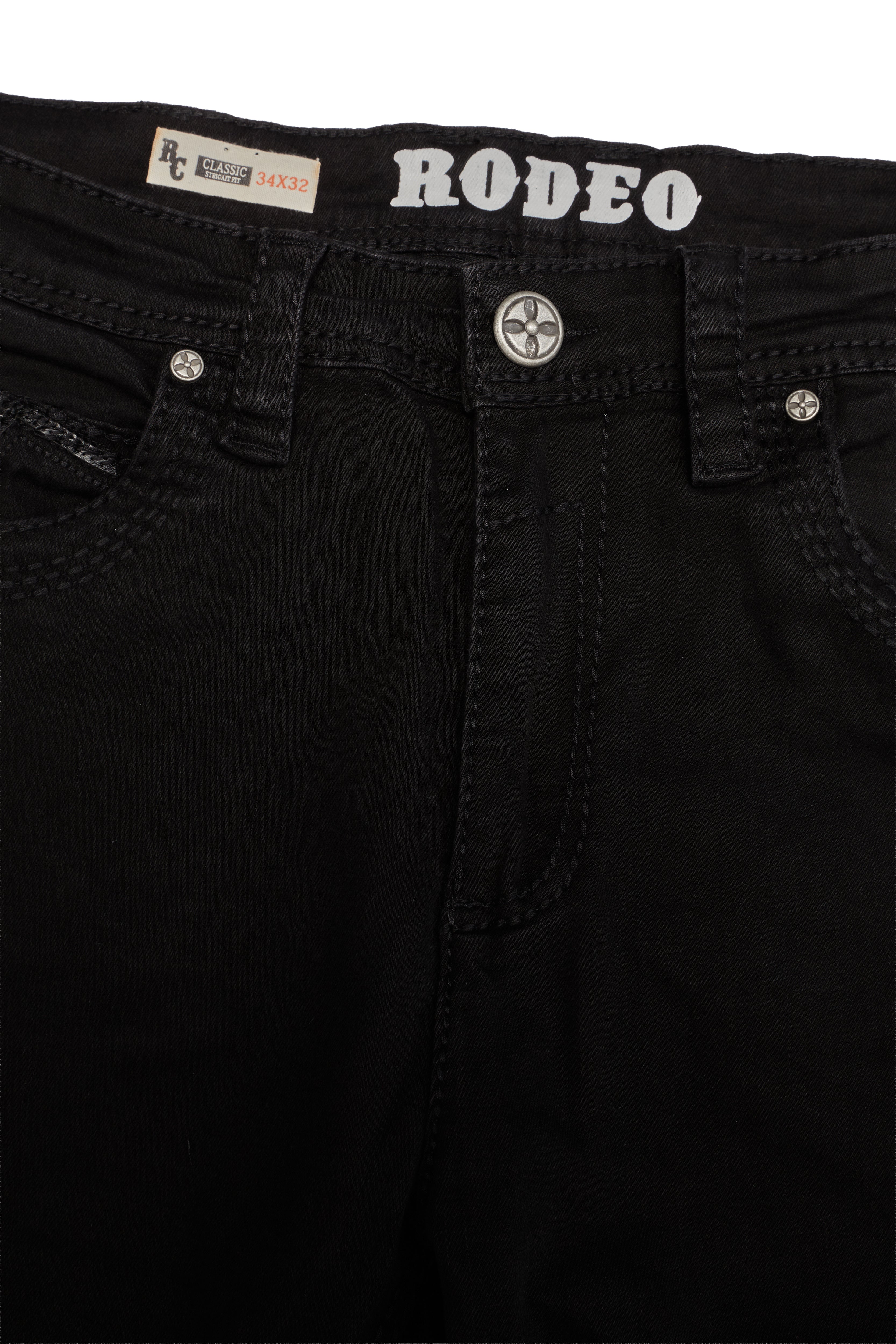 MEN'S COTTON/SPANDEX STRETCH FANCY SLIM STRAIGHT JEANS-RP500-519