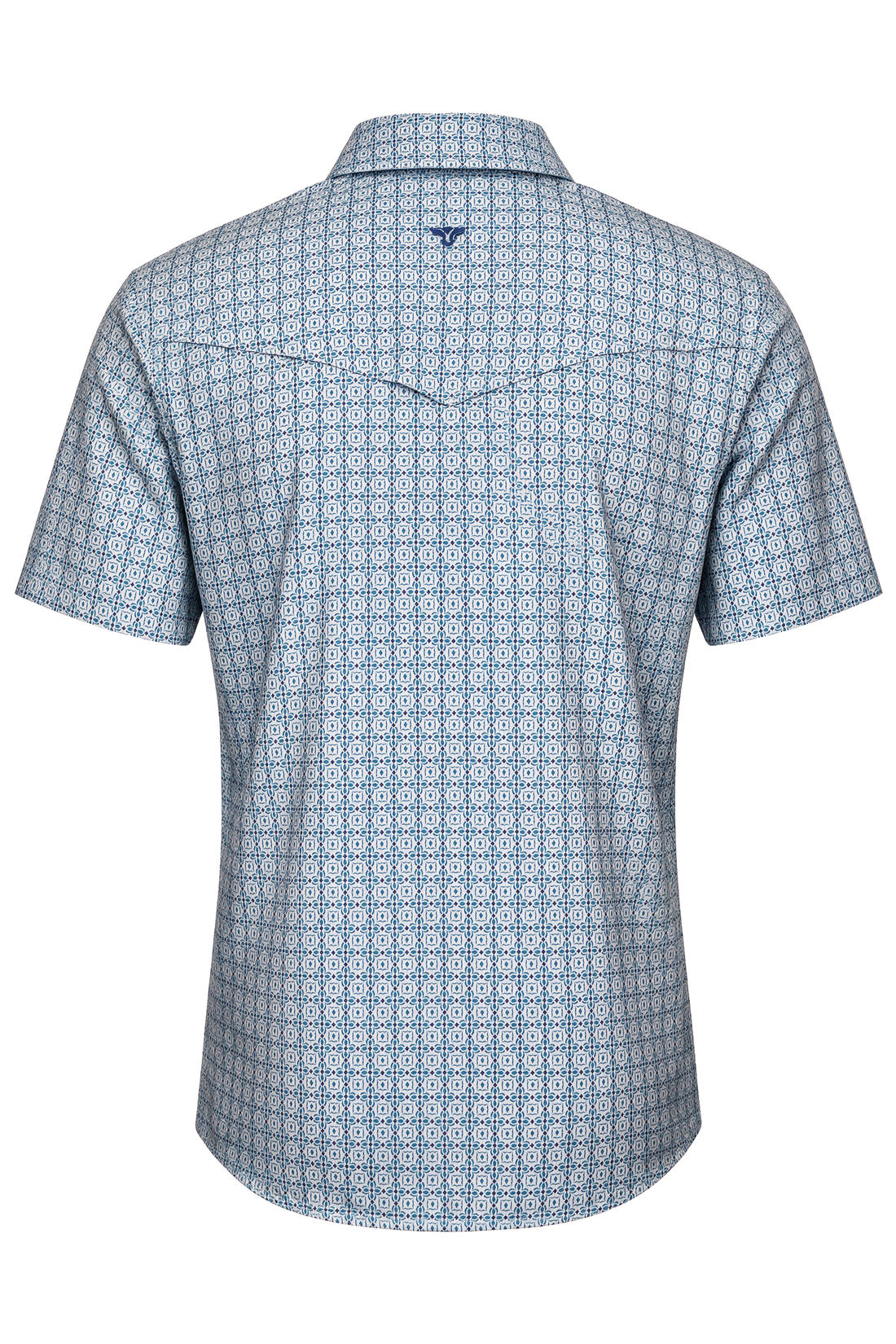 Men’s UPF 50+ Sun Protection Short Sleeve Western Shirt-RT101S-1139