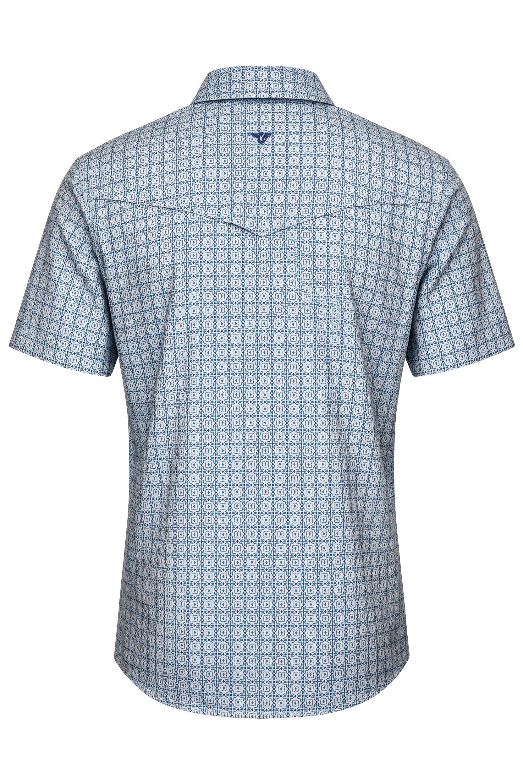 Men’s UPF 50+ Sun Protection Short Sleeve Western Shirt-RT101S-1139
