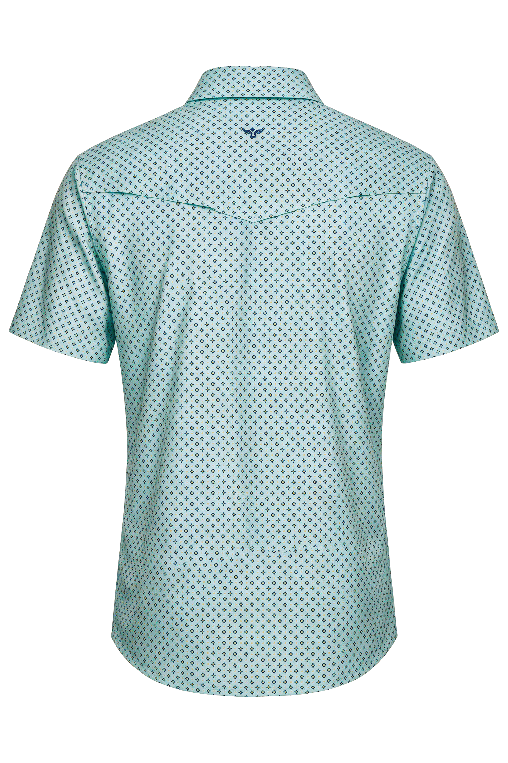 Men’s UPF 50+ Sun Protection Short Sleeve Western Shirt-RT101S-1174