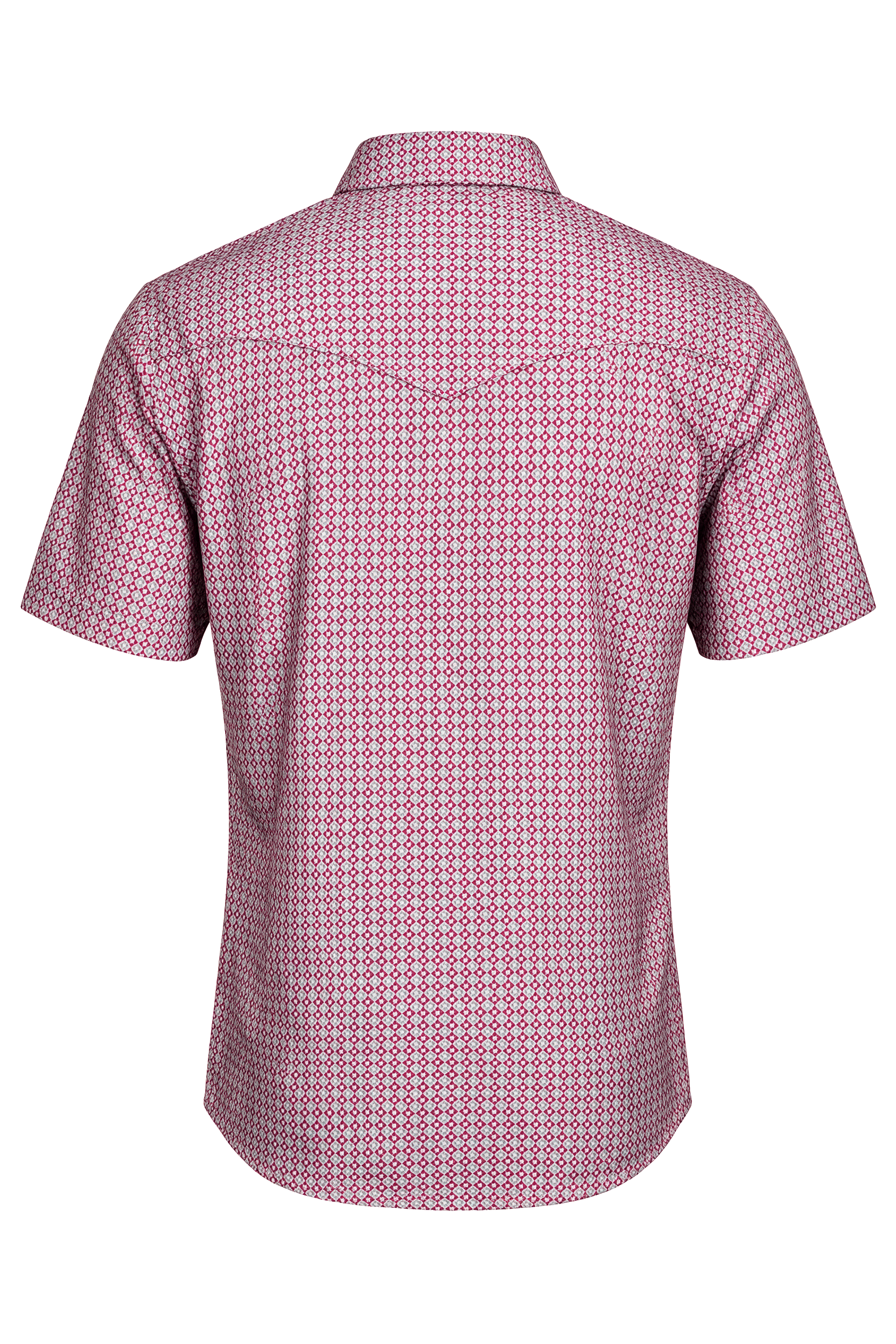 Men's Western Pearl Snap Aztec Print Shirt-MPS110S-1172