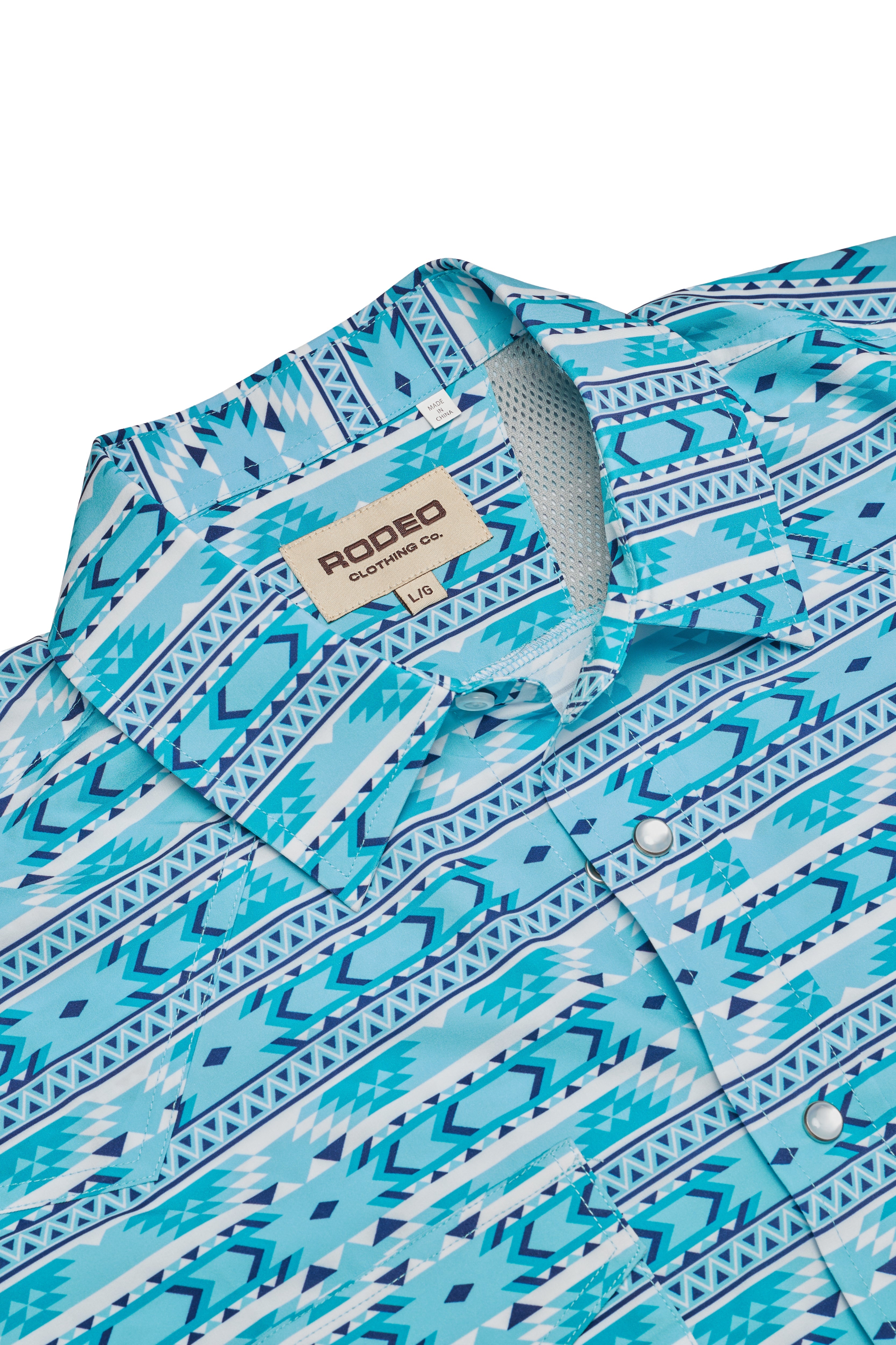 Men’s UPF 50+ Sun Protection Short Sleeve Western Shirt-RT101S-1125