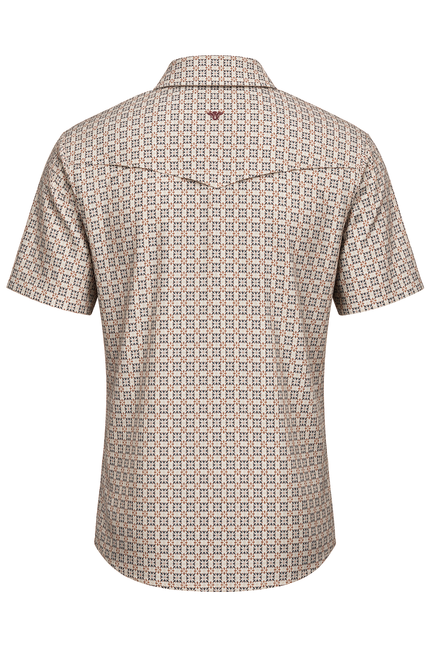 Men’s UPF 50+ Sun Protection Short Sleeve Western Shirt-RT101S-1141