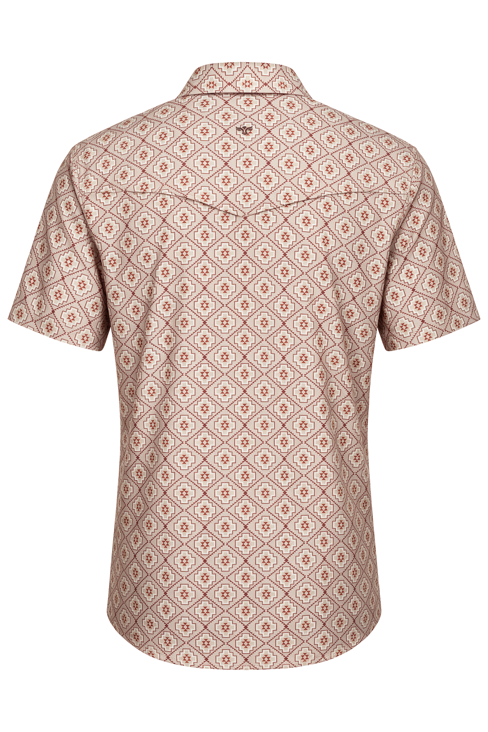Men’s UPF 50+ Sun Protection Short Sleeve Western Shirt-RT101S-1175