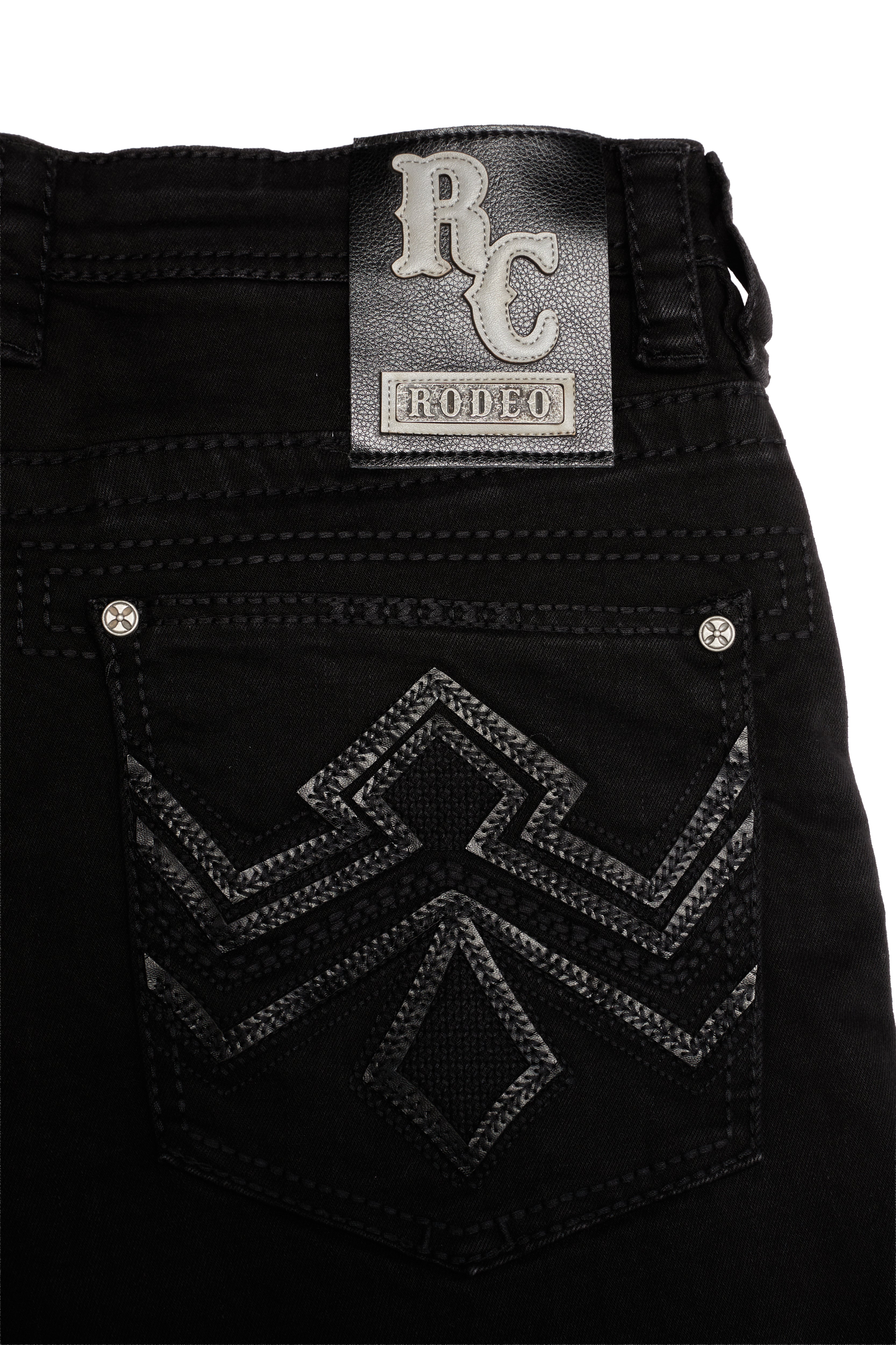 MEN'S COTTON/SPANDEX STRETCH FANCY SLIM STRAIGHT JEANS-RP500-519