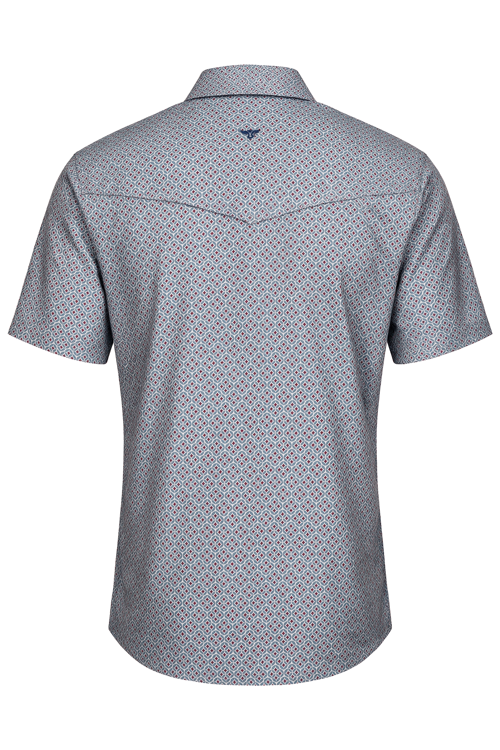 Men’s UPF 50+ Sun Protection Short Sleeve Western Shirt-RT101S-1138