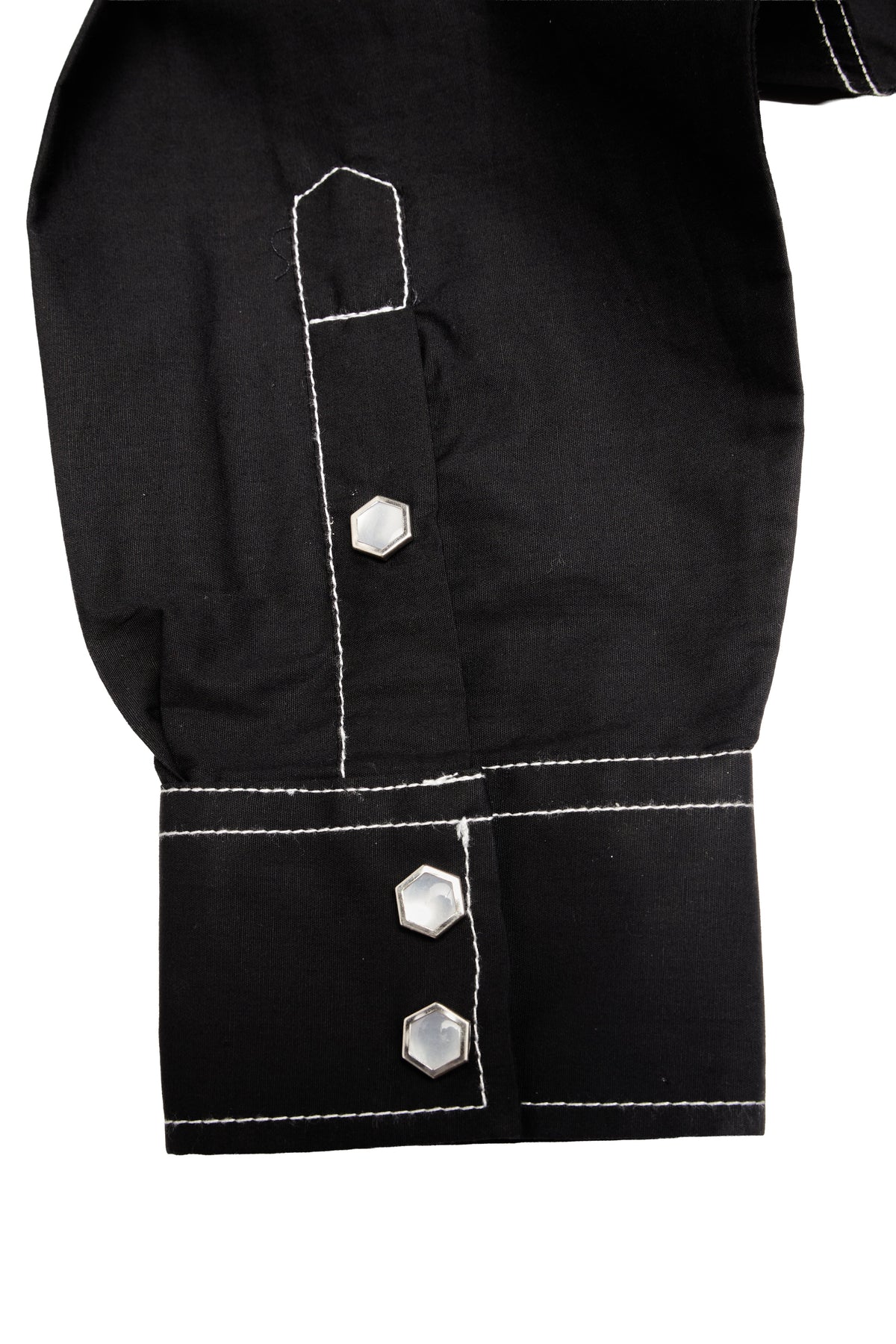 Men's Western Pearl Snap Print Shirt-PS100L-1108