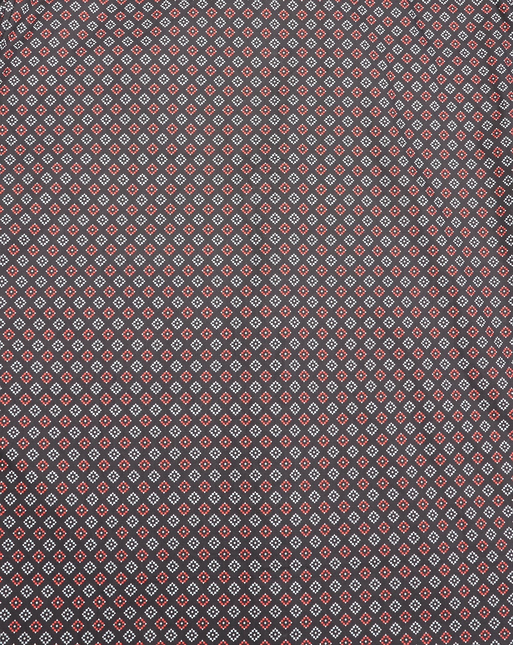 Men's Short Sleeve Pearl Snap Print Shirt-PS100S-1184