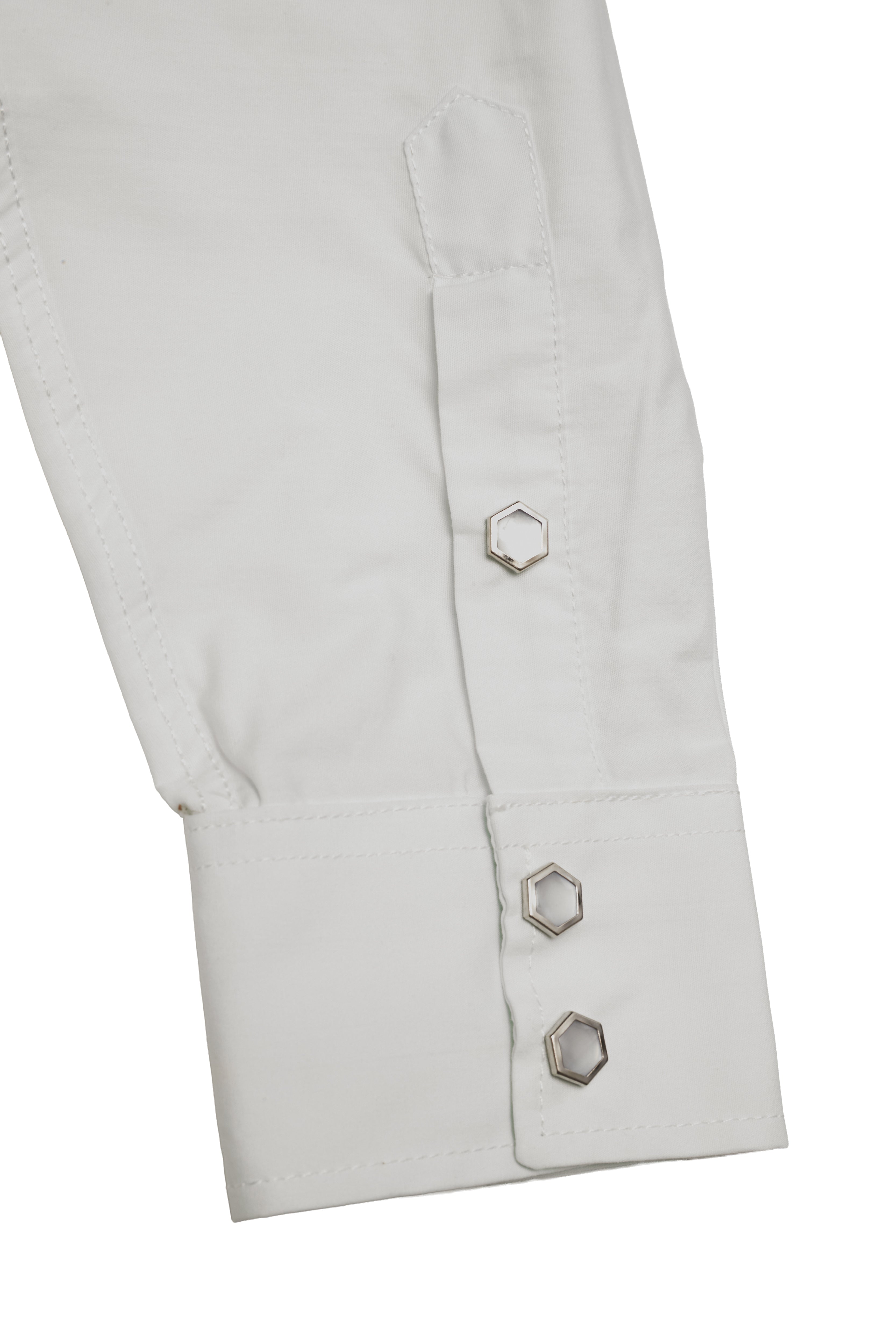 Men's Western Pearl Snap Print Shirt-PS100L-1128