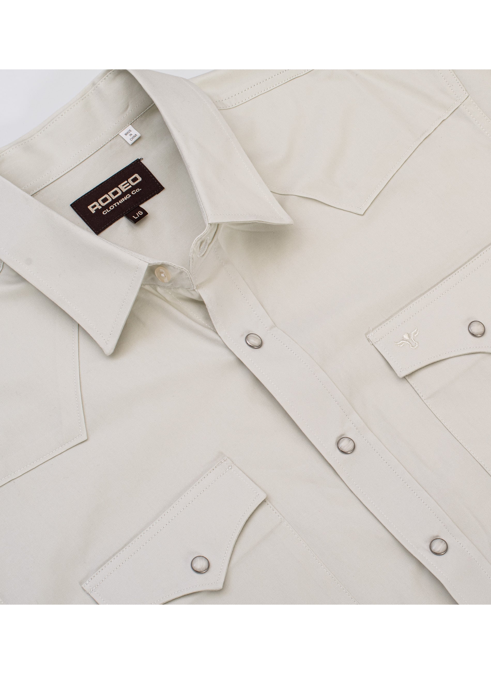 light ivory dress shirt Men's Western Solid Twill Shirt-AC108L-IVORY Pack B(1S-2M-2L-1XL)