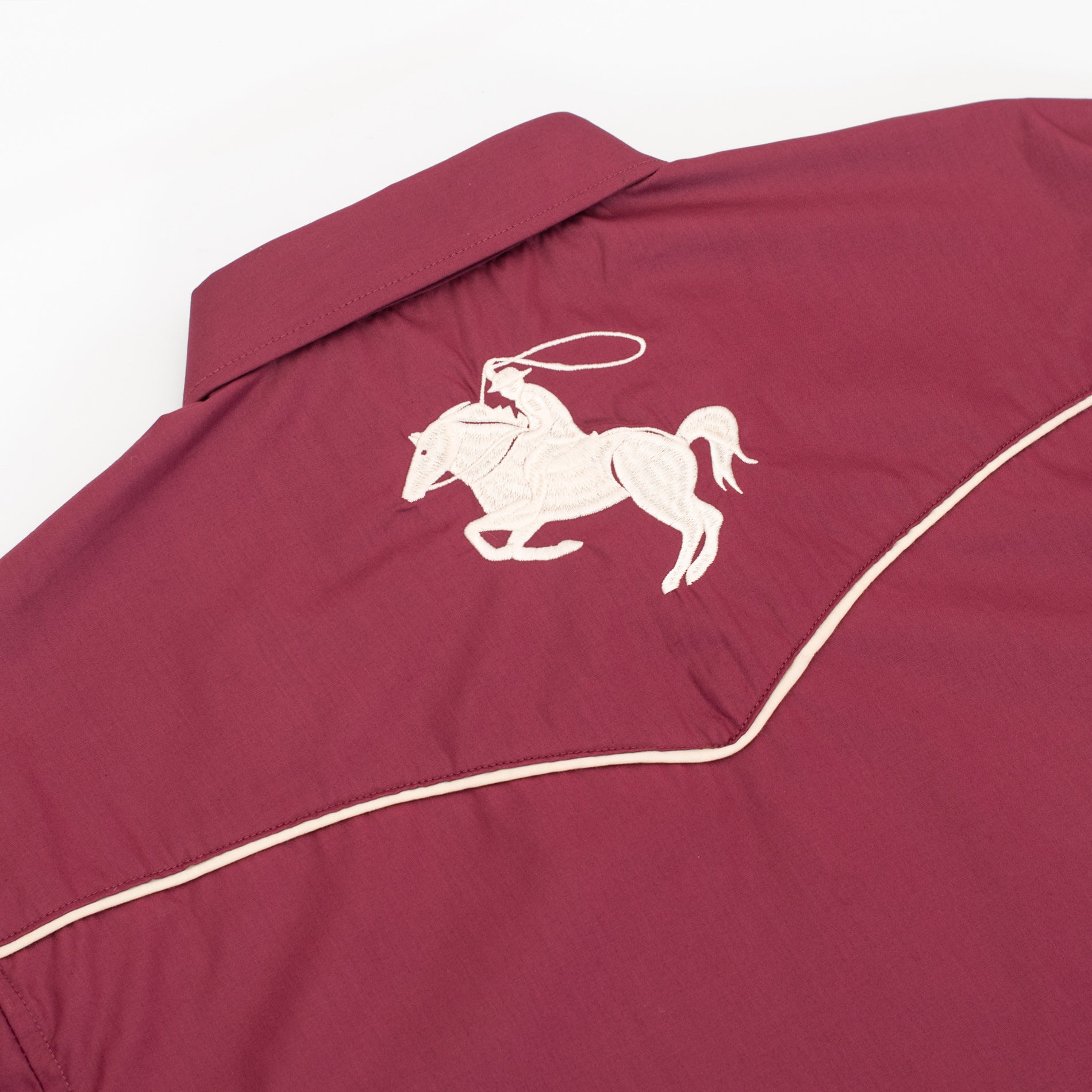 Men's Poly/Cotton L/S Horse Embroidery Western Shirts-PS560L-505 - Rodeo Clothing wholesale 
