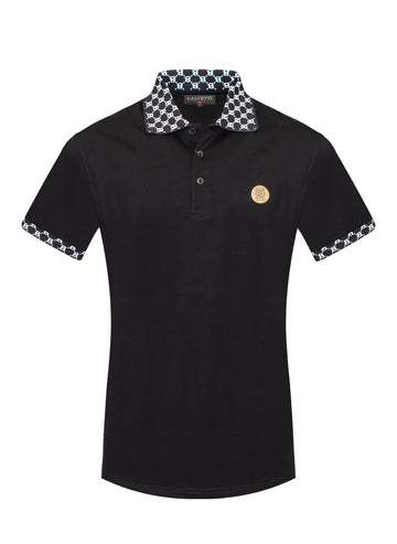 MEN'S COTTON/POLY FANCY POLO SHIRTS-CS200-201 - Rodeo Clothing wholesale 