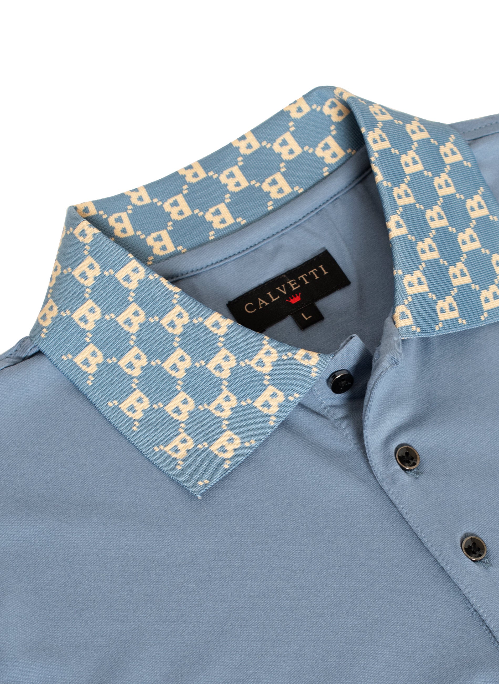 MEN'S COTTON/POLY FANCY POLO SHIRTS-CS200-202 - Rodeo Clothing wholesale 