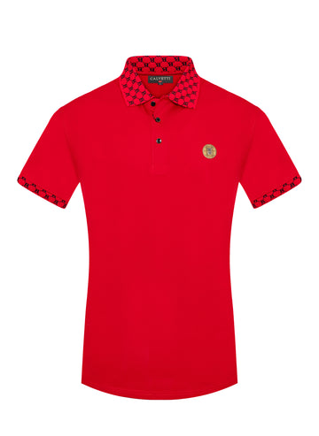 MEN'S COTTON/POLY FANCY POLO SHIRTS-CS200-204 - Rodeo Clothing wholesale 