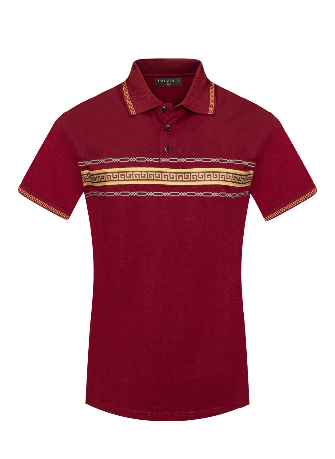 MEN'S COTTON/POLY FANCY POLO SHIRTS-CS200-205 - Rodeo Clothing wholesale 